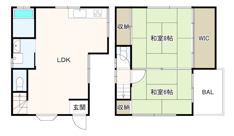 千葉県市川市稲越３丁目 間取り