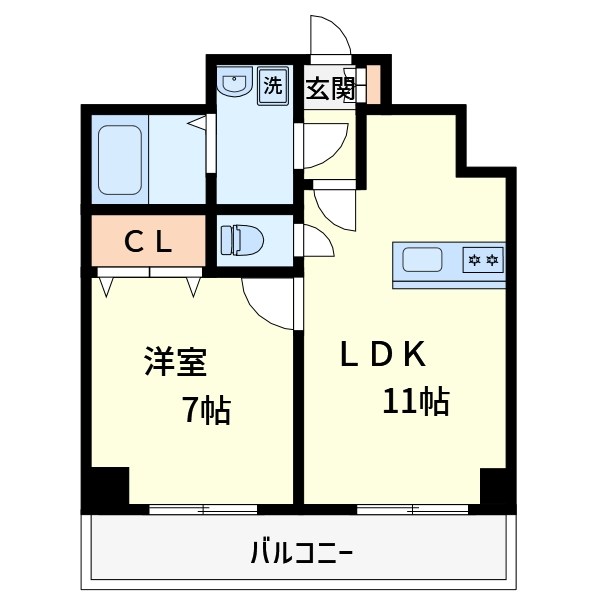 神奈川県川崎市中原区苅宿 間取り