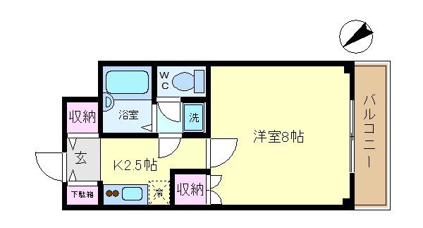 神奈川県横浜市鶴見区市場上町 間取り