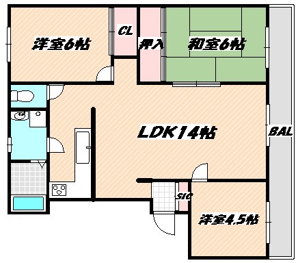 千葉県船橋市湊町２丁目 間取り