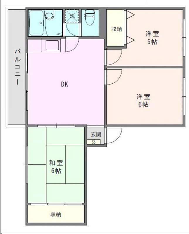 神奈川県横浜市鶴見区馬場６丁目 間取り