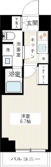 神奈川県川崎市中原区市ノ坪 間取り