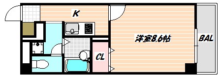 千葉県市川市中山４丁目 間取り