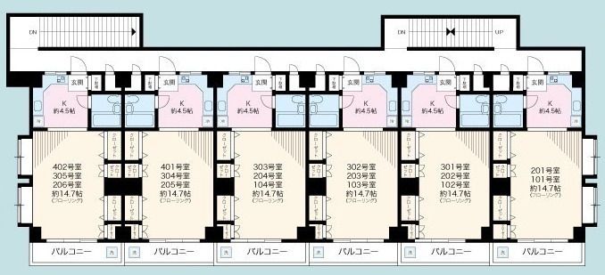 神奈川県横浜市鶴見区岸谷３丁目 間取り