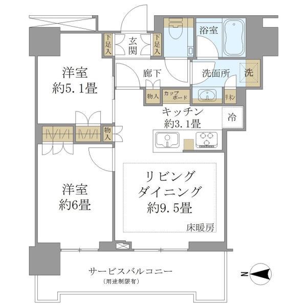 神奈川県横浜市神奈川区鶴屋町１丁目 間取り