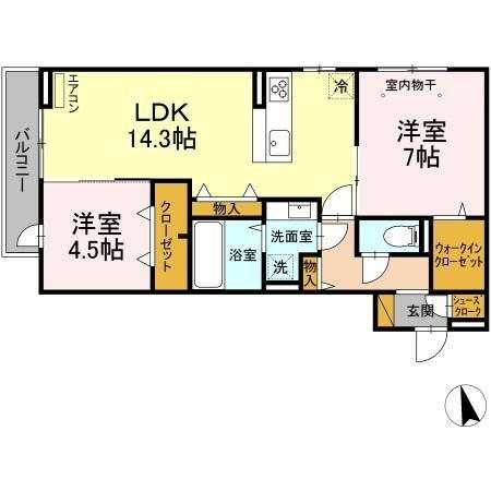 千葉県船橋市海神町２丁目 間取り
