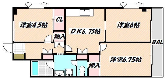 千葉県市川市相之川２丁目 間取り