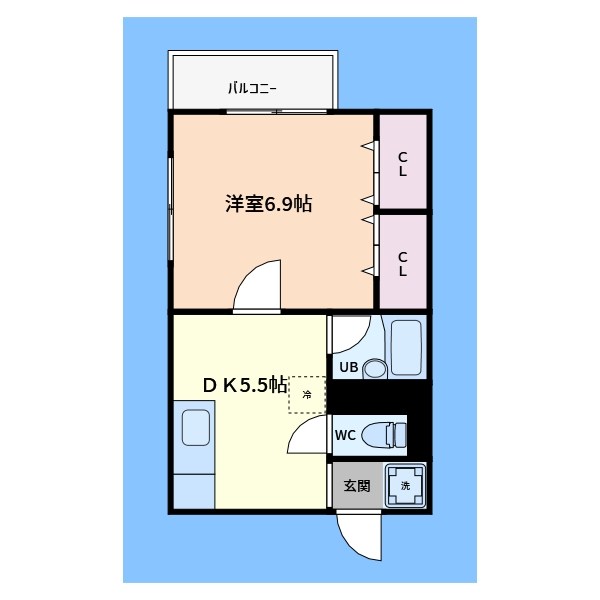 神奈川県横浜市金沢区六浦東３丁目 間取り