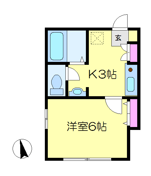 神奈川県川崎市川崎区京町３丁目 間取り