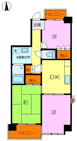 神奈川県横浜市金沢区釜利谷東２丁目 間取り