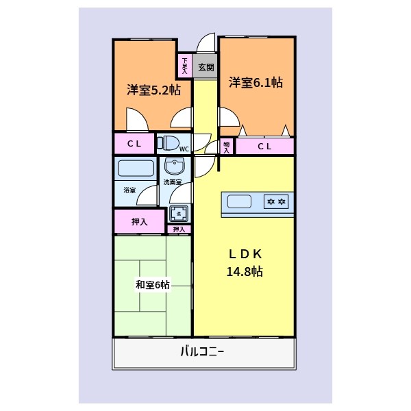 神奈川県横浜市磯子区杉田９丁目 間取り