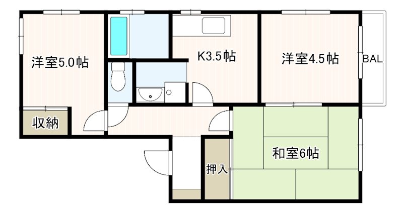 千葉県市川市北国分１丁目 間取り
