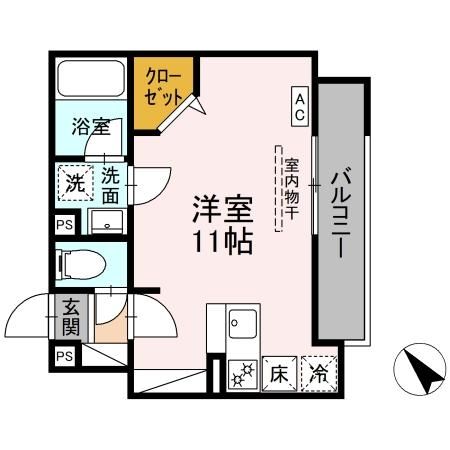 神奈川県横浜市鶴見区市場西中町 間取り