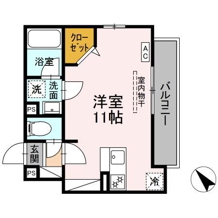 神奈川県横浜市鶴見区市場西中町 間取り