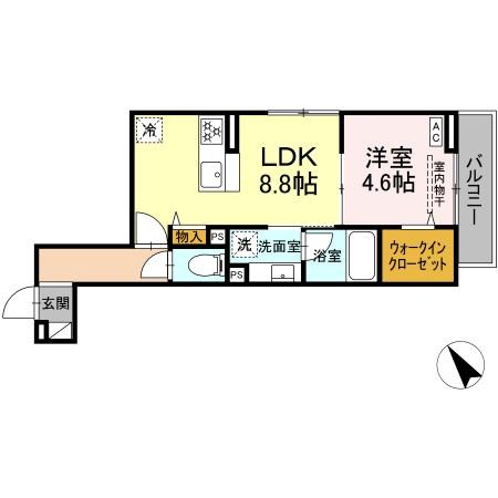神奈川県横浜市鶴見区鶴見中央４丁目 間取り