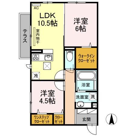 神奈川県川崎市中原区木月住吉町 間取り