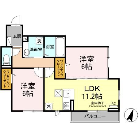 神奈川県川崎市中原区上小田中１丁目 間取り