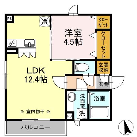 神奈川県川崎市中原区今井上町 間取り