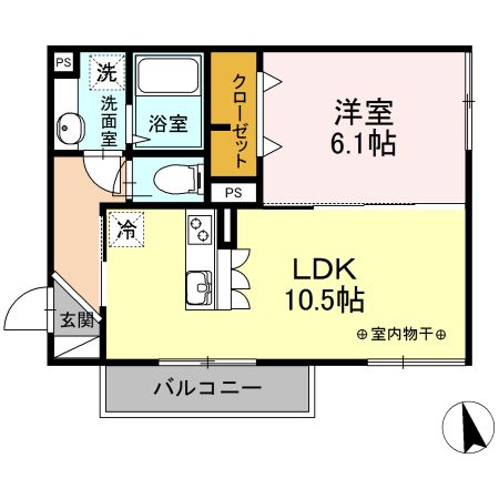 神奈川県川崎市中原区今井上町 間取り