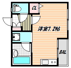 セゾンド・フジⅡ 間取り
