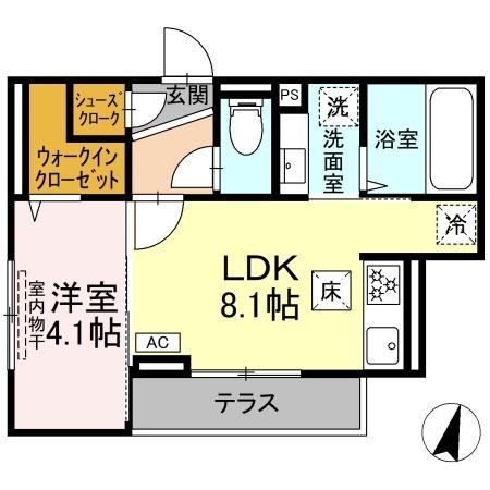 D Paina弘明寺Ⅱ 間取り