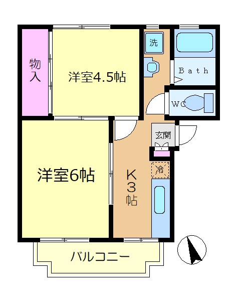 神奈川県川崎市幸区東古市場 間取り