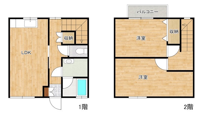 コーポヘルメスⅡ 間取り