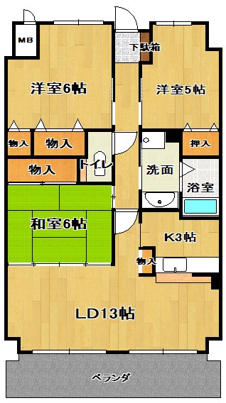 足立マンション 間取り