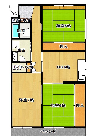 リバティハウスＩＭＡＩ 間取り