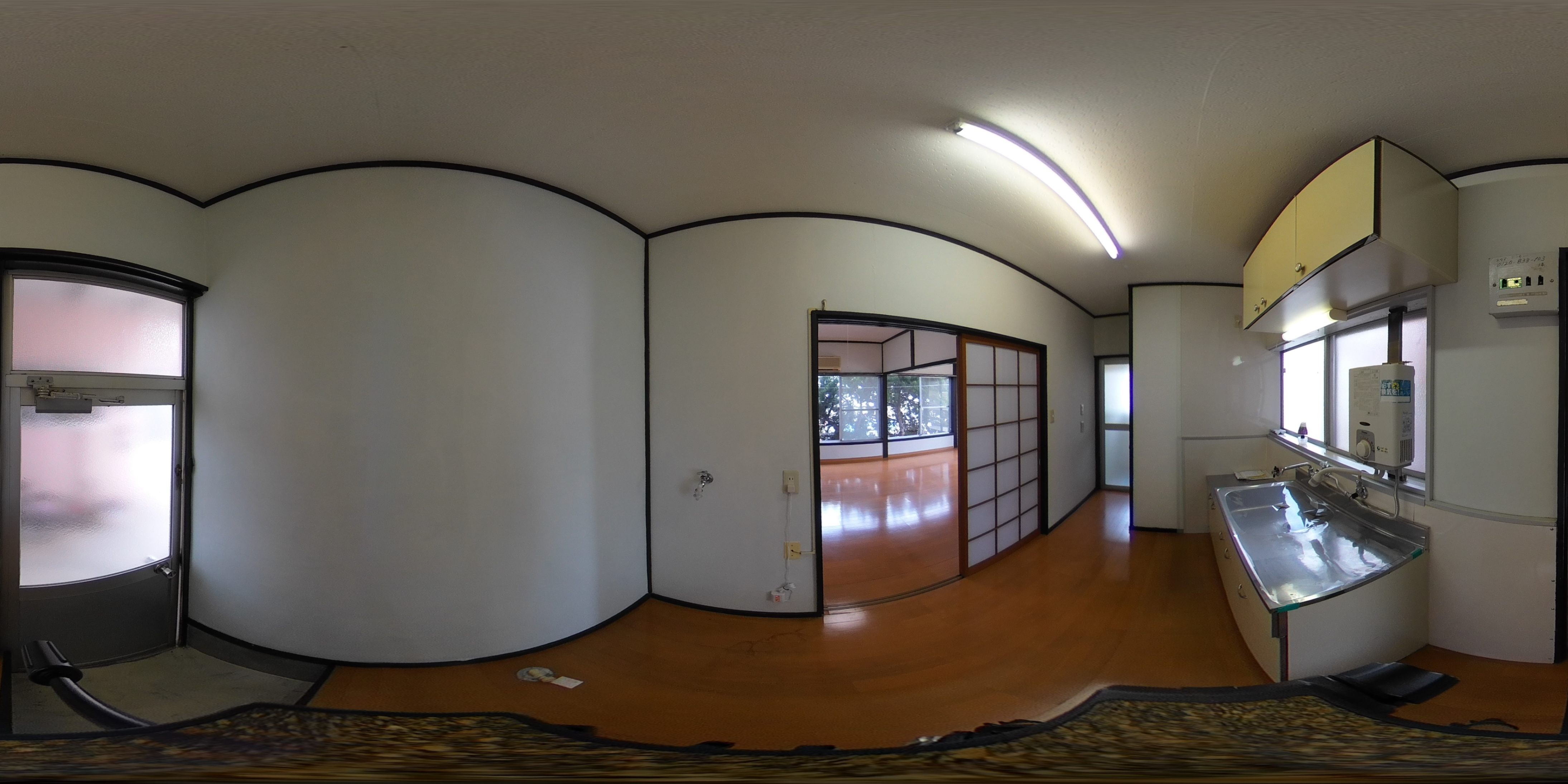 小川アパート 玄関