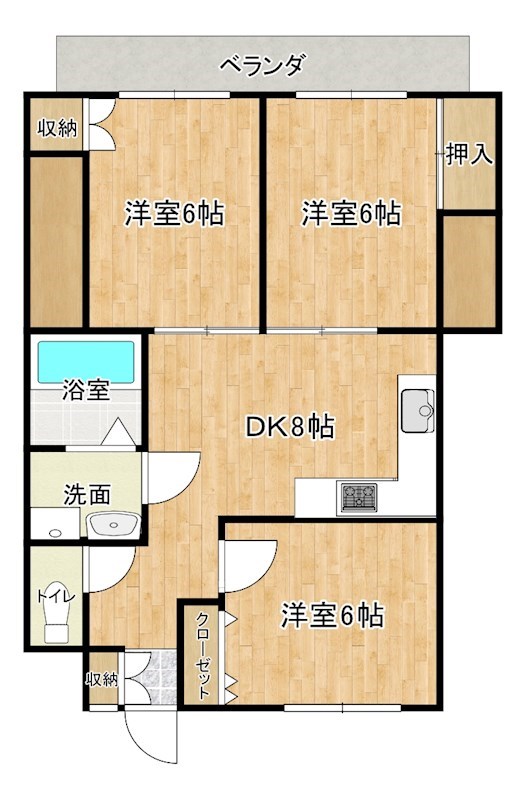 ラポール 間取り