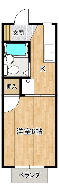 コーポたつみ  間取り