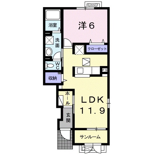 クレメント　Ａ 間取り