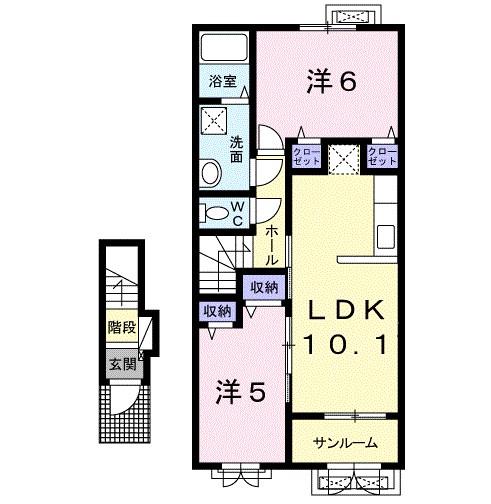 クレメント　Ａ 間取り