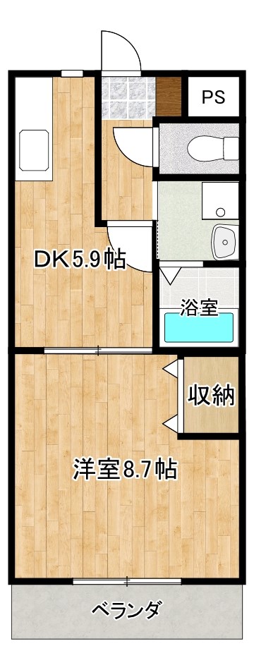 メゾン松原通り 間取り