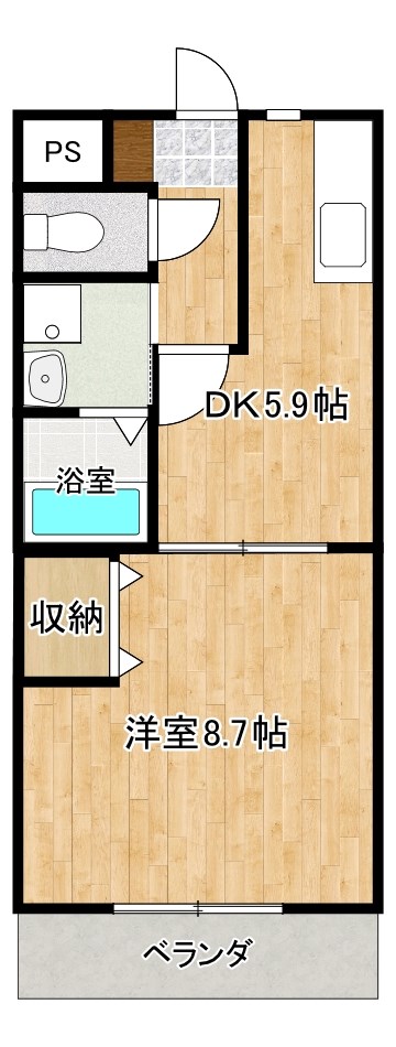 メゾン松原通り 間取り