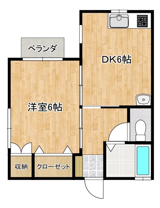 ドミールしずＡ棟 間取り