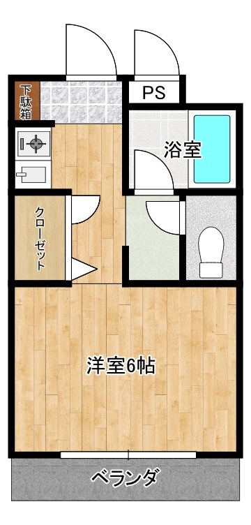 ヒルサイド浜乃木 間取り