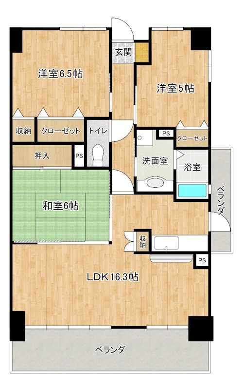 足立マンション２番館 間取り