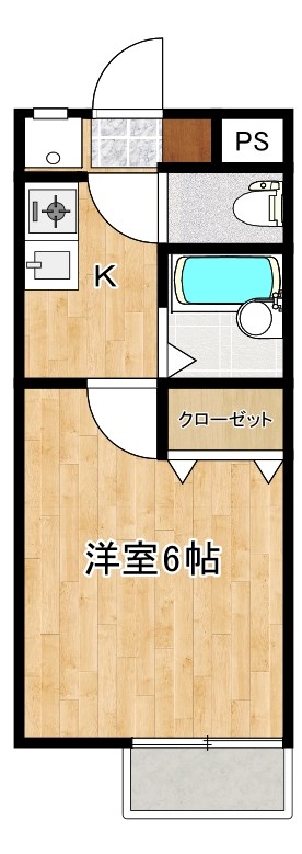 ラ・デュオ浜乃木 間取り