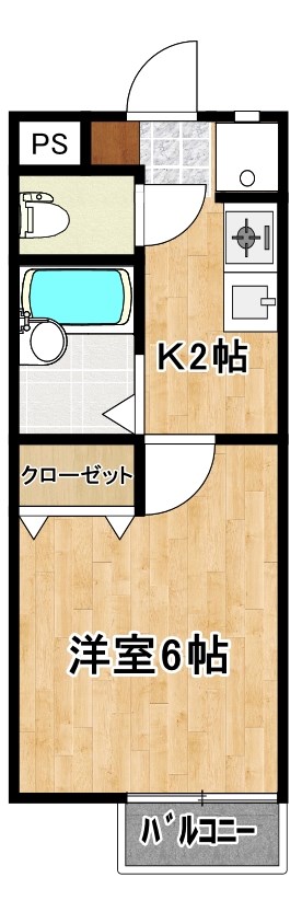 ラ・デュオ浜乃木 間取り