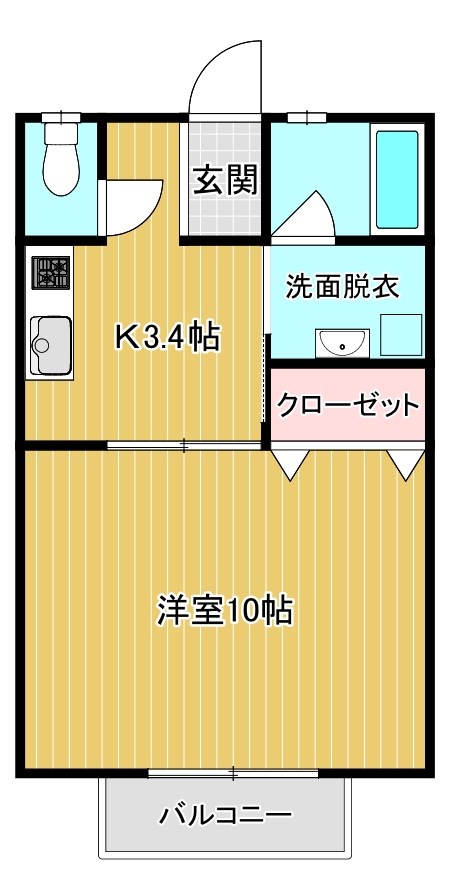 ダックかんばら 間取り
