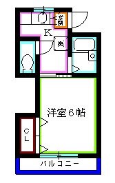 セカンドハイツ 間取り図