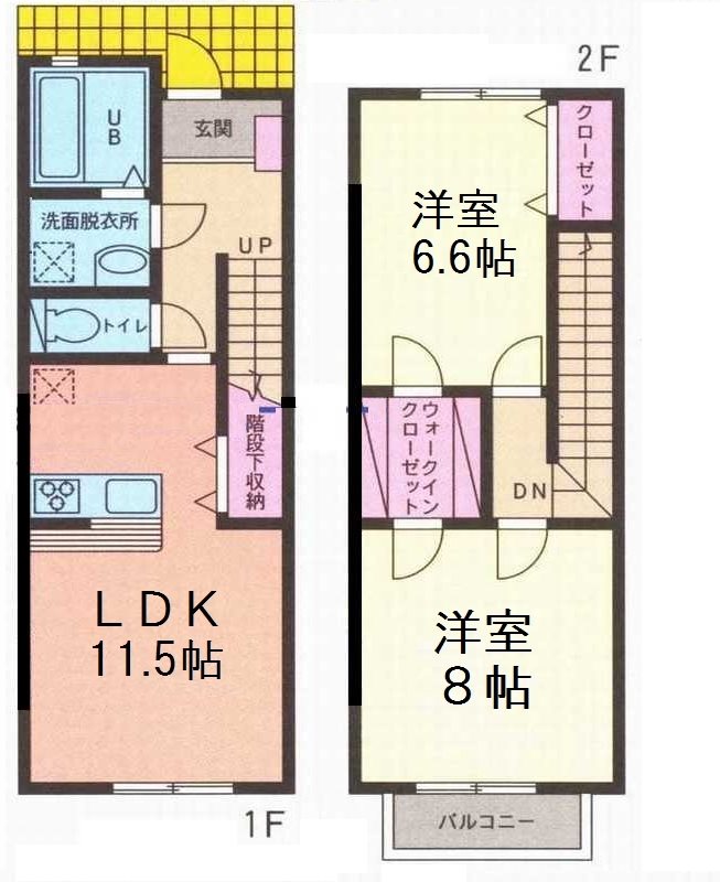 ノイシュロス１番館 間取り