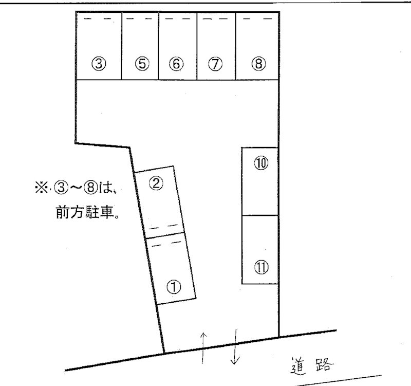 本町五十嵐駐車場 間取り