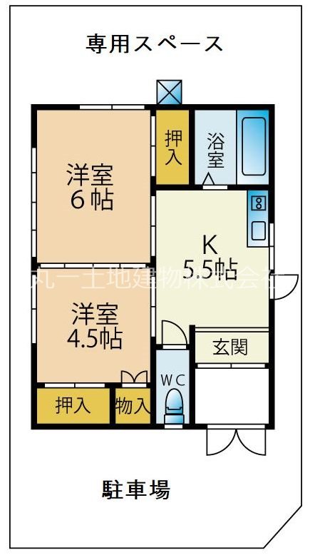 仁戸名町H貸家Ⅱ 間取り