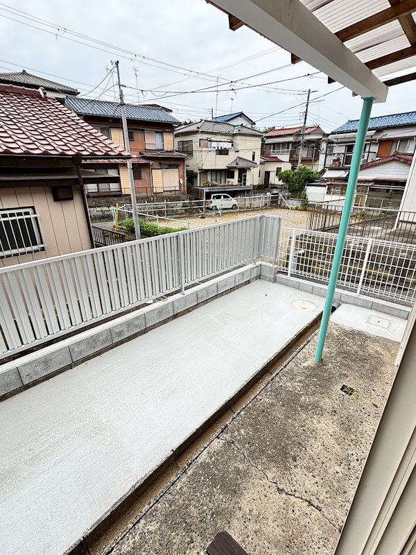 仁戸名町Hアパート ベランダ