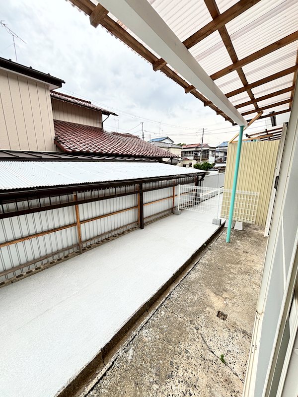 仁戸名町Hアパート ベランダ