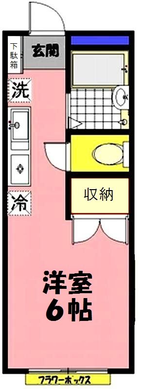 フラッツ風戸 間取り