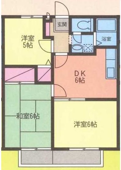 サンヴィレッジみつわ台Ｄ棟 間取り